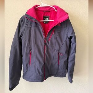 The North Face Apex Elevation Jacket in Gray & Pink (Women’s)